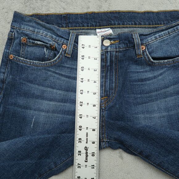 Lucky Brand Jeans Women's Size 10 Mid-Rise Flare Denim 30.5" Inseam Distressed - Picture 9 of 16